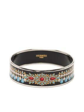 Hermes GM Bangle Black tale 1- Bracelet
